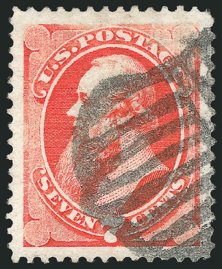 Price of US Stamps Scott Catalog 149 - 7c 1871 Stanton Without Grill. Robert Siegel Auction Galleries, Oct 2012, Sale 1032, Lot 3236