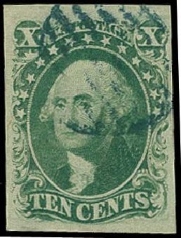 US Stamps Price Scott Catalog 15: 10c 1855 Washington. H.R. Harmer, Oct 2014, Sale 3006, Lot 1037