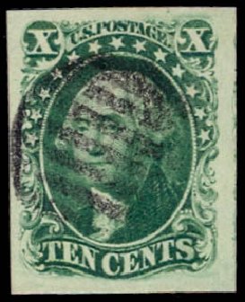 Cost of US Stamps Scott # 15: 1855 10c Washington. Daniel Kelleher Auctions, Jul 2011, Sale 625, Lot 677