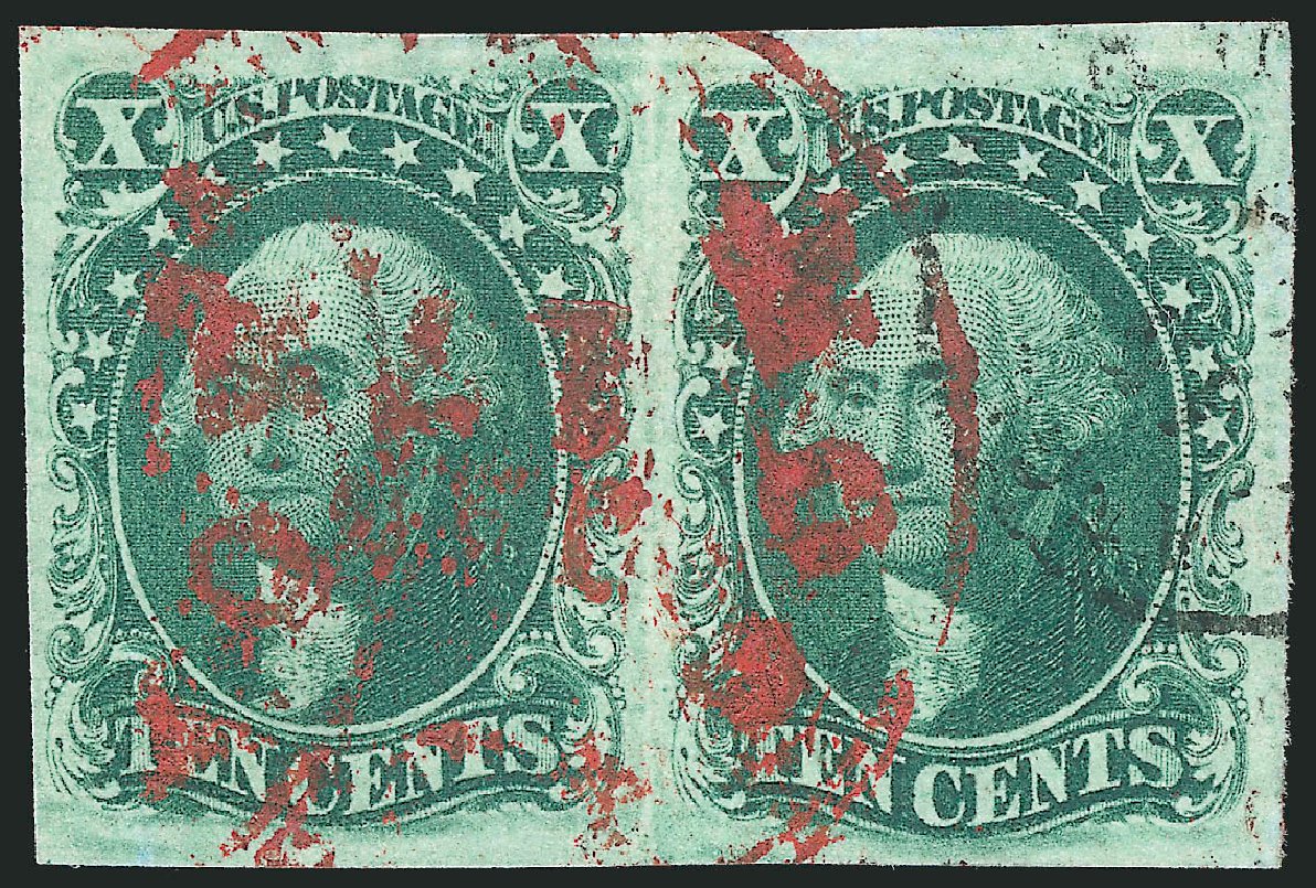 US Stamps Value Scott Catalog # 15 - 10c 1855 Washington. Robert Siegel Auction Galleries, Apr 2014, Sale 1068, Lot 37
