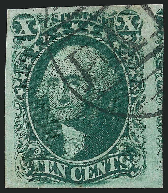 US Stamps Price Scott # 15 - 10c 1855 Washington. Robert Siegel Auction Galleries, Sep 2014, Sale 1078, Lot 87