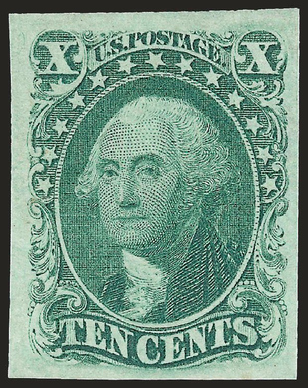 Costs of US Stamps Scott Catalogue 15: 1855 10c Washington. Robert Siegel Auction Galleries, Apr 2009, Sale 972, Lot 3027
