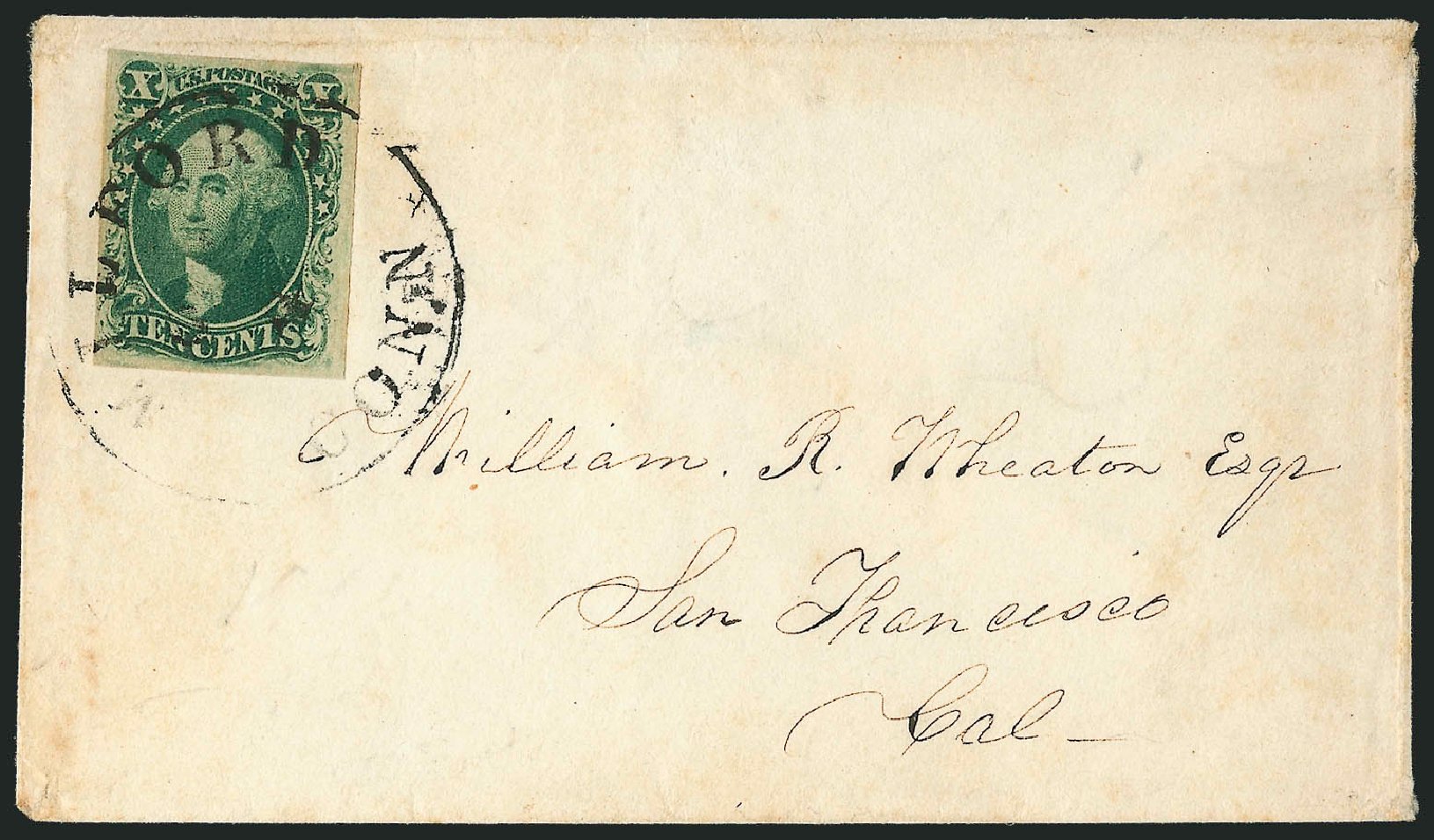 Cost of US Stamp Scott # 15: 10c 1855 Washington. Robert Siegel Auction Galleries, Sep 2010, Sale 993, Lot 297