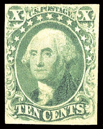 Cost of US Stamps Scott Cat. 15: 1855 10c Washington. Cherrystone Auctions, Jul 2013, Sale 201307, Lot 8