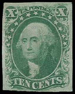 US Stamps Value Scott 15 - 10c 1855 Washington. H.R. Harmer, Jun 2013, Sale 3003, Lot 1048