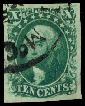 Price of US Stamp Scott Catalog # 15 - 10c 1855 Washington. Daniel Kelleher Auctions, May 2014, Sale 652, Lot 78