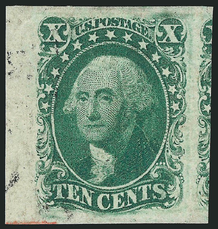 US Stamp Value Scott Catalog #15: 10c 1855 Washington. Robert Siegel Auction Galleries, Jun 2012, Sale 1026, Lot 1158