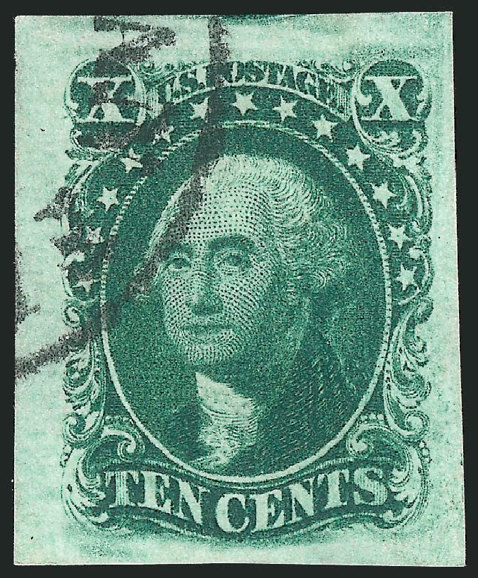 Price of US Stamps Scott Cat. #15 - 1855 10c Washington. Robert Siegel Auction Galleries, Nov 2012, Sale 1034, Lot 38