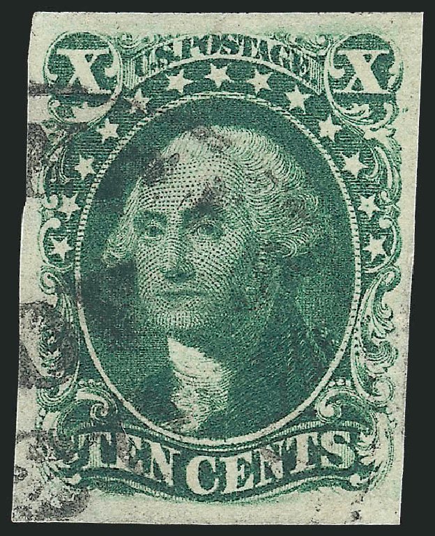 US Stamps Value Scott # 15: 10c 1855 Washington. Robert Siegel Auction Galleries, Sep 2009, Sale 976, Lot 1178