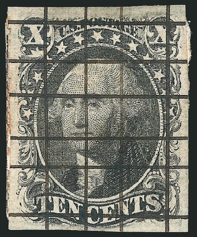 US Stamp Value Scott Catalog # 15: 10c 1855 Washington. Robert Siegel Auction Galleries, Sep 2010, Sale 993, Lot 248