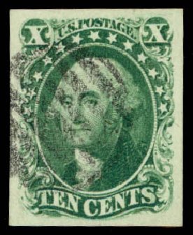 Price of US Stamp Scott Cat. 15 - 10c 1855 Washington. Daniel Kelleher Auctions, May 2014, Sale 653, Lot 2069