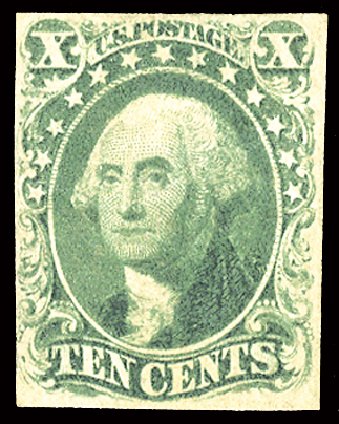 Prices of US Stamp Scott Cat. #15 - 1855 10c Washington. Cherrystone Auctions, Feb 2011, Sale 201102, Lot 10