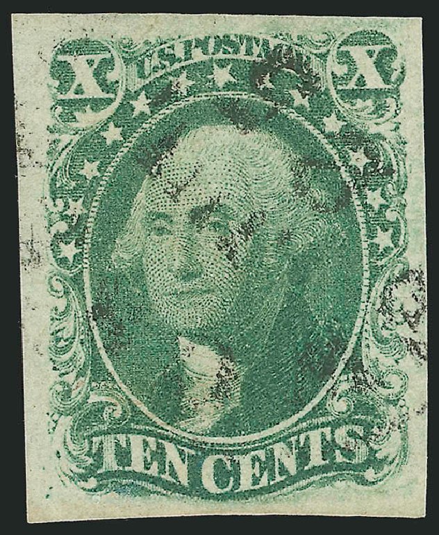 Prices of US Stamps Scott Catalogue # 15: 1855 10c Washington. Robert Siegel Auction Galleries, Nov 2014, Sale 1084, Lot 3070
