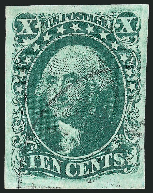 Values of US Stamps Scott # 15: 1855 10c Washington. Robert Siegel Auction Galleries, Sep 2010, Sale 993, Lot 250