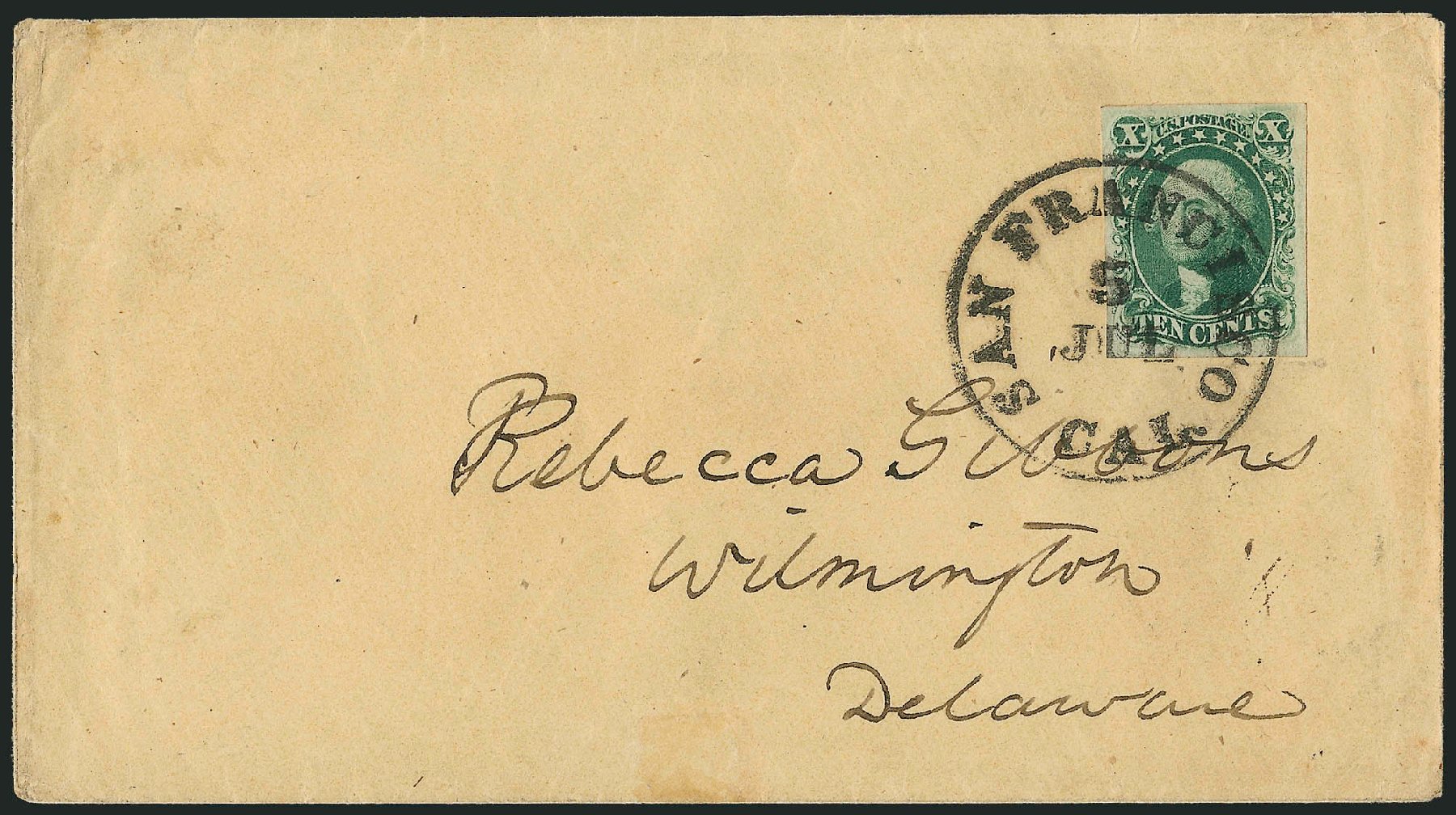 Prices of US Stamps Scott Cat. 15: 1855 10c Washington. Robert Siegel Auction Galleries, Dec 2010, Sale 1002, Lot 3731