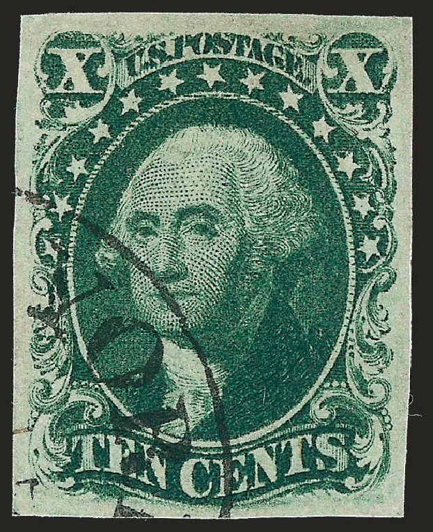 US Stamps Price Scott Catalogue #15: 10c 1855 Washington. Robert Siegel Auction Galleries, Oct 2008, Sale 963, Lot 251