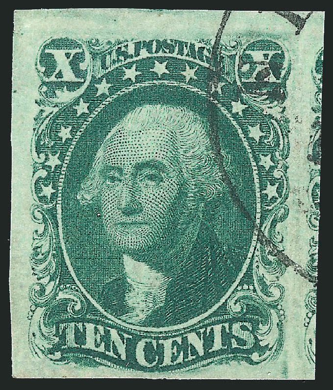 US Stamps Price Scott # 15 - 1855 10c Washington. Robert Siegel Auction Galleries, Sep 2010, Sale 993, Lot 251