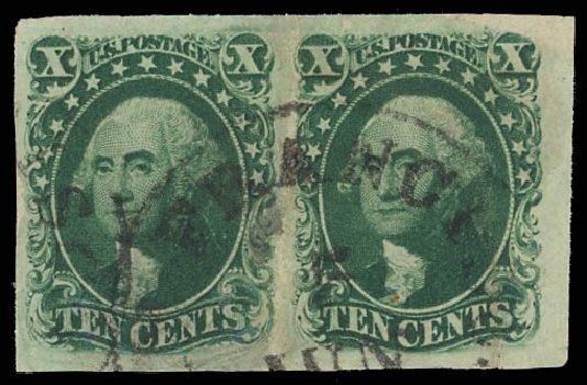 US Stamps Value Scott Cat. 15 - 10c 1855 Washington. Daniel Kelleher Auctions, Aug 2012, Sale 631, Lot 684