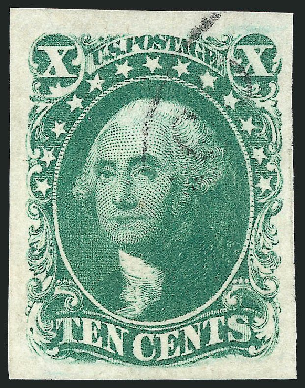 Value of US Stamps Scott Catalogue 15 - 10c 1855 Washington. Robert Siegel Auction Galleries, Mar 2011, Sale 1007, Lot 2124