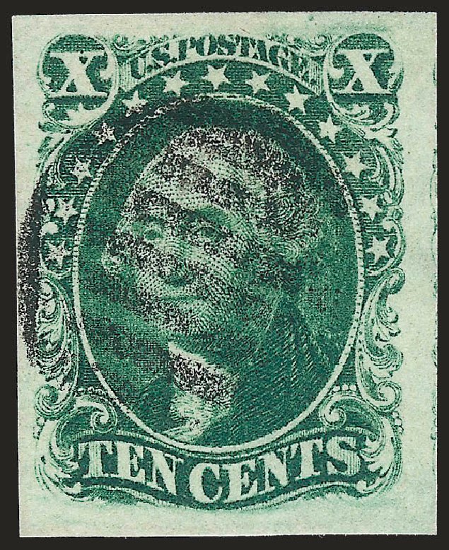 US Stamp Values Scott Catalog 15 - 1855 10c Washington. Robert Siegel Auction Galleries, Sep 2009, Sale 976, Lot 1175