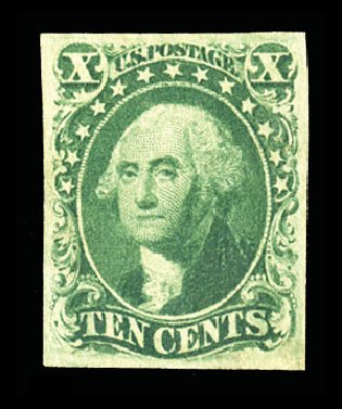 Costs of US Stamps Scott Catalog 15: 1855 10c Washington. Cherrystone Auctions, Jul 2015, Sale 201507, Lot 2012