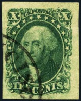 Costs of US Stamp Scott # 15: 10c 1855 Washington. Harmer-Schau Auction Galleries, Jan 2013, Sale 96, Lot 412