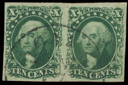 US Stamp Price Scott Catalog 15: 10c 1855 Washington. Daniel Kelleher Auctions, Jan 2012, Sale 628, Lot 222