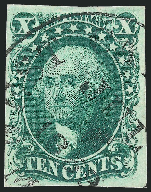 Values of US Stamp Scott Catalog #15 - 1855 10c Washington. Robert Siegel Auction Galleries, Sep 2010, Sale 993, Lot 252