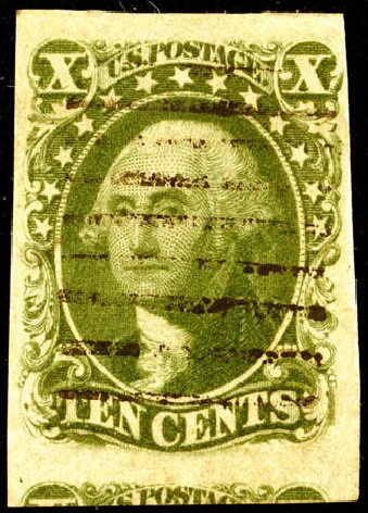 Costs of US Stamps Scott Catalogue #15 - 1855 10c Washington. Matthew Bennett International, Jun 2008, Sale 328, Lot 493