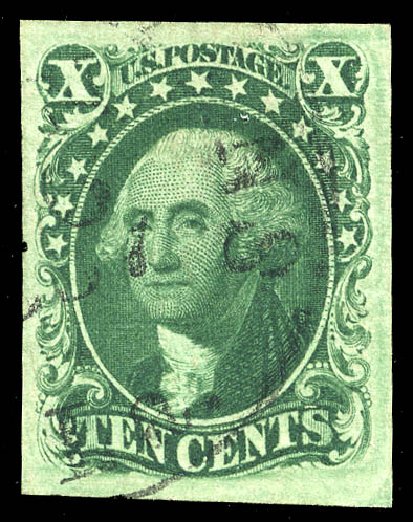US Stamp Price Scott # 15: 1855 10c Washington. Matthew Bennett International, May 2014, Sale 350, Lot 33