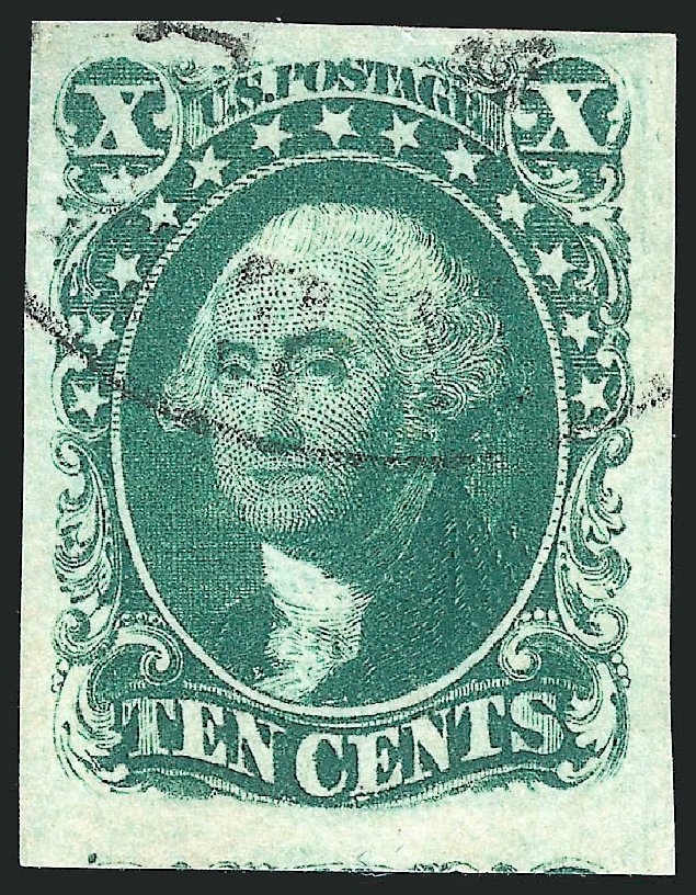 US Stamps Value Scott Cat. # 15 - 10c 1855 Washington. Robert Siegel Auction Galleries, Apr 2014, Sale 1068, Lot 33