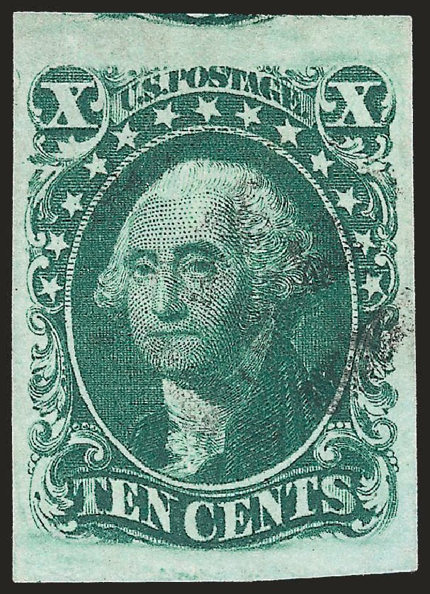 Values of US Stamp Scott Cat. 15 - 1855 10c Washington. Robert Siegel Auction Galleries, Jun 2009, Sale 975, Lot 1153