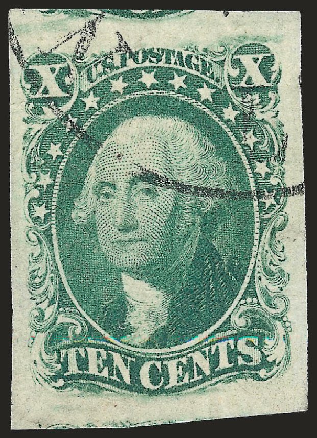 Cost of US Stamps Scott Cat. #15: 1855 10c Washington. Robert Siegel Auction Galleries, Sep 2009, Sale 976, Lot 1173