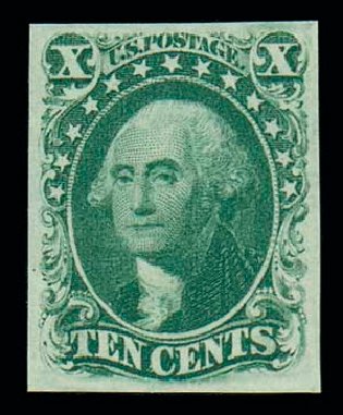 Cost of US Stamp Scott Cat. #15: 10c 1855 Washington. Matthew Bennett International, Dec 2007, Sale 324, Lot 1046