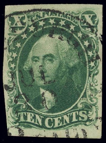 Price of US Stamp Scott Catalogue 15 - 10c 1855 Washington. Daniel Kelleher Auctions, Feb 2013, Sale 634, Lot 16