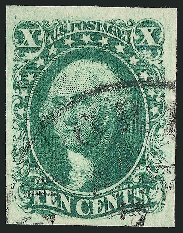 Costs of US Stamp Scott Cat. 15 - 10c 1855 Washington. Robert Siegel Auction Galleries, Apr 2014, Sale 1068, Lot 36