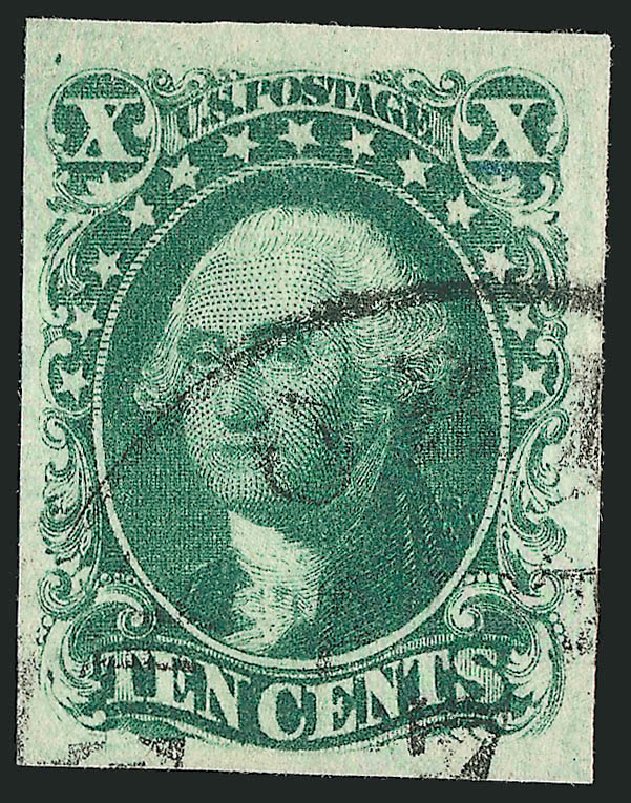 US Stamp Price Scott Catalogue #15 - 1855 10c Washington. Robert Siegel Auction Galleries, Dec 2009, Sale 982, Lot 5086