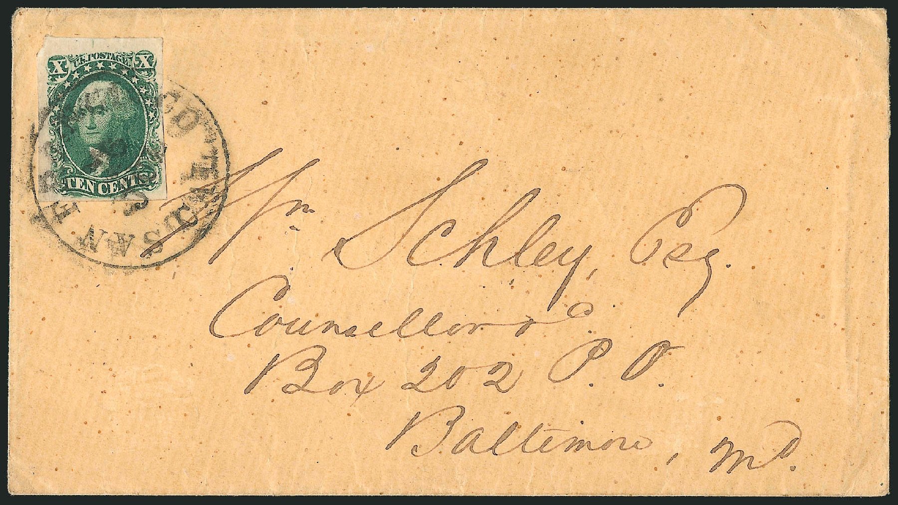 Values of US Stamps Scott 15 - 10c 1855 Washington. Robert Siegel Auction Galleries, Sep 2010, Sale 993, Lot 296