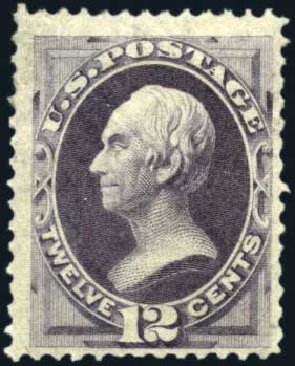 Price of US Stamp Scott Cat. 151: 1870 12c Clay Without Grill. Harmer-Schau Auction Galleries, Feb 2010, Sale 84, Lot 1407