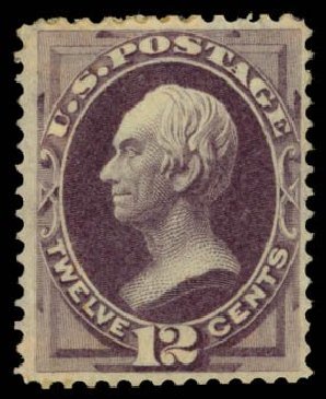 Prices of US Stamp Scott Cat. 151: 12c 1870 Clay Without Grill. Daniel Kelleher Auctions, May 2014, Sale 652, Lot 288