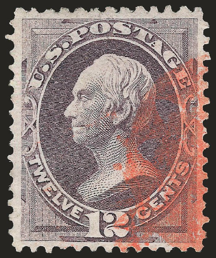 US Stamp Prices Scott Catalog #151: 1870 12c Clay Without Grill. Robert Siegel Auction Galleries, Jun 2009, Sale 975, Lot 1398