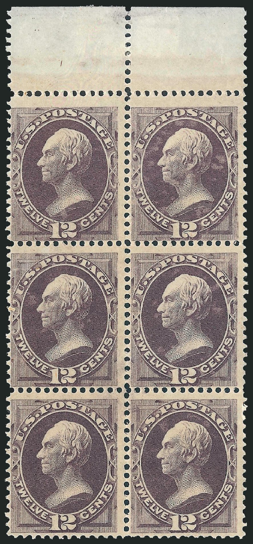 Price of US Stamp Scott Catalogue # 151 - 1870 12c Clay Without Grill. Robert Siegel Auction Galleries, Mar 2012, Sale 1021, Lot 359