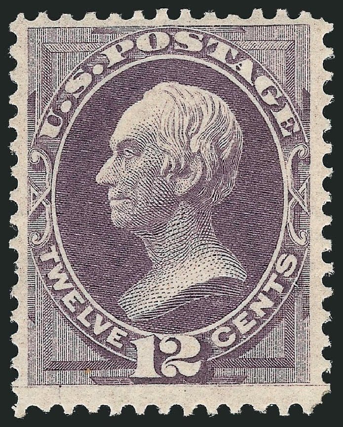 US Stamps Values Scott Cat. #151 - 12c 1870 Clay Without Grill. Robert Siegel Auction Galleries, Nov 2013, Sale 1057, Lot 729