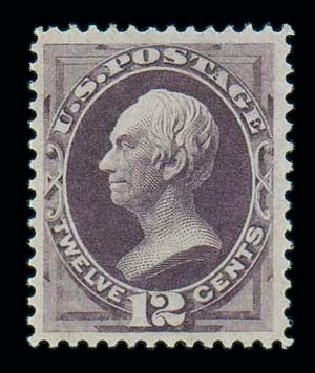 US Stamp Prices Scott Catalog # 151: 1870 12c Clay Without Grill. Matthew Bennett International, Oct 2007, Sale 320, Lot 460