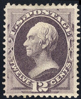 Cost of US Stamp Scott Cat. #151: 12c 1870 Clay Without Grill. Cherrystone Auctions, May 2008, Sale 200805, Lot 170