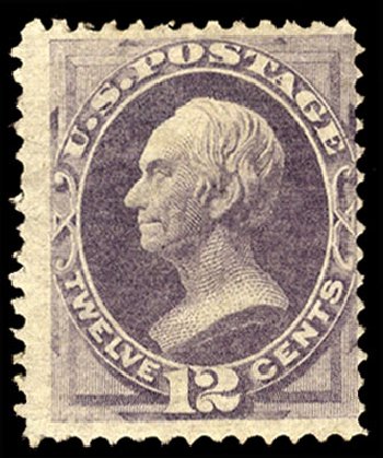 Prices of US Stamp Scott 151: 12c 1870 Clay Without Grill. Cherrystone Auctions, May 2008, Sale 200805, Lot 171