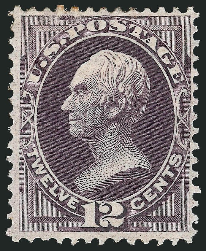 US Stamp Value Scott Catalog #151 - 12c 1870 Clay Without Grill. Robert Siegel Auction Galleries, Mar 2012, Sale 1021, Lot 361