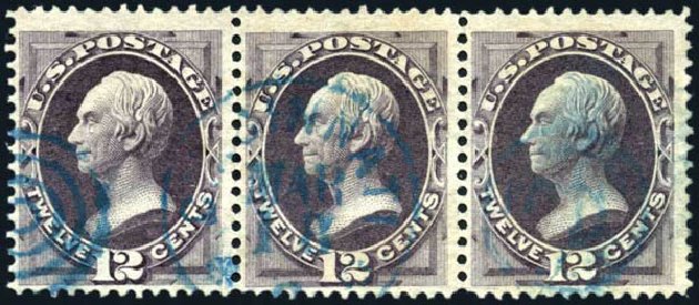 Price of US Stamps Scott 151 - 1870 12c Clay Without Grill. Harmer-Schau Auction Galleries, Oct 2009, Sale 83, Lot 374