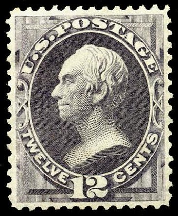 Value of US Stamps Scott Cat. # 151 - 12c 1870 Clay Without Grill. Matthew Bennett International, May 2008, Sale 327, Lot 155