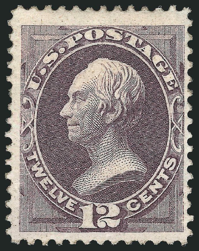 Price of US Stamp Scott Catalog # 151 - 1870 12c Clay Without Grill. Robert Siegel Auction Galleries, Mar 2012, Sale 1021, Lot 362